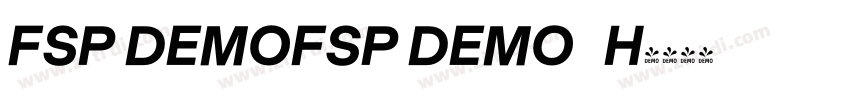 FSP DEMOFSP DEMO   H字体转换